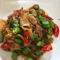 Cooksnap Cempaka Putih semasa beliau membuat Bendi Goreng Favourite Ayahanda.