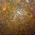 Daniel Nwogu's cooksnap of when they made Ugu and okro soup.