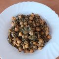 El cooksnap de Rocio Vazquez cuando hizo Garbanzos con espinacas.