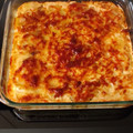 El cooksnap de Reyes Salgueiro cuando hizo Gratinado de calabacín.