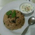 Saba Butt's cooksnap of when they made Choliya pulao.
