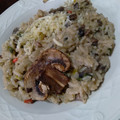 El cooksnap de Yazmin cuando hizo Risotto de hongos.