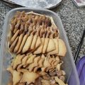 El cooksnap de Abril Mazzolla cuando hizo Galletitas de manteca en procesadora.