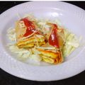 Aparna Nilesh's cooksnap of when they made चपाती रोल अँड एग शेजवान चीज चपाती पिझ्झा (chapati roll/ egg schezwan cheese recipe in marathi).
