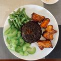 Cooksnap của Kim Ngân khi họ làm theo món Sườn già heo nướng bằng máy chiên không dầu