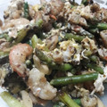 El cooksnap de Nani_tr cuando hizo Revuelto de espárragos y gambas.