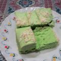Cooksnap dari Zahrotun Nizwah untuk resep Bolu kukus pandan wangi