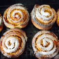 El cooksnap de viodub cuando hizo Cinnamon rolls (rollos de canela).