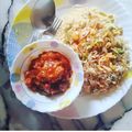 Puja Shaw's cooksnap of when they made ফ্রায়েড রাইস (Fried rice recipe in Bengali).