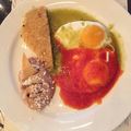 El cooksnap de Michael cuando hizo Huevos divorciados.