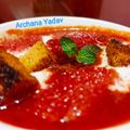 Archana Yadav का कुकस्नैप जब उन्होंने चुकुन्दर और गाजर का सूप (chukandar aur gajar ka soup recipe in Hindi) बनाया था।