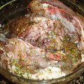 El cooksnap de carme castillo cuando hizo Pollo asado al horno, manchego.