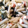 El cooksnap de Carmeta cuando hizo Pasta con Gambas al Limón.