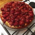 El cooksnap de Vania F. Vergara Maureira cuando hizo Kuchen de frutilla y crema pastelera casera.