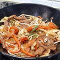 El cooksnap de Empar cuando hizo Chop suey.