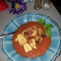 carrie's cooksnap of when they made Sundried Tomato Bisque & Grilled Cheese Croutons.
