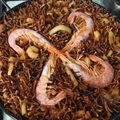 El cooksnap de David Barreno Serrano cuando hizo Fideuá con calamares, pulpo y gambas.