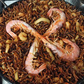 El cooksnap de David Barreno Serrano cuando hizo Fideuá con calamares, pulpo y gambas.