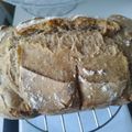 El cooksnap de juani Gernika cuando hizo Pan de masa madre semi integral.