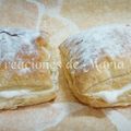 El cooksnap de Las Creaciones de María José cuando hizo Hojaldres con nata y kaki .