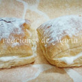 El cooksnap de Las Creaciones de María José cuando hizo Hojaldres con nata y kaki .
