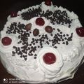 El cooksnap de Patry cuando hizo Torta Selva Negra.