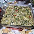 El cooksnap de rattinejo cuando hizo Soufflé de zapallito y hojas de remolacha.