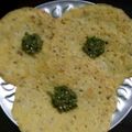 Maya Ghuse का कुकस्नैप जब उन्होंने अंकुरित मूंग दाल चीला (ankurit moong dal cheela recipe in Hindi) बनाया था।