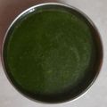 Unnati Bhavsar's cooksnap of when they made ગ્રીન ચટણી (Green Chutney Recipe In Gujarati).
