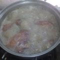 El cooksnap de Dul cuando hizo Pollo en salsa verde con papas a la Mario, s.