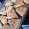El cooksnap de Jasmin Galvez cuando hizo Scones de queso rellenos de jamón.
