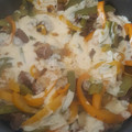 El cooksnap de america gonzalez cuando hizo #CocinoConCookpad alambre de res.
