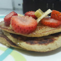 El cooksnap de Paola Fernández cuando hizo Pancakes con avena.