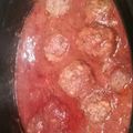 medasst1's cooksnap of when they made Crockpot Cheese Stuffed Meatballs.