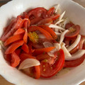 El cooksnap de Eduardo Agudo Alba cuando hizo Ensalada de tomate y cebolleta fresca.