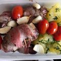 Sz. Zsuzsanna Cooksnap-ja, amikor elkészítette a(z) Baconbe tekert csirkemáj receptet.