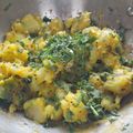 Hema Wane's cooksnap of when they made उकडलेल्या बटाट्याची  किंवा सोल्या बटाट्याची भाजी (ukadlelya batatchyachi bhaji recipe in marathi).