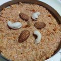 Arti Gupta's cooksnap of when they made Gajar ka halwa.