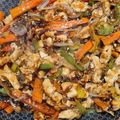 El cooksnap de Gris Cussi cuando hizo Wok de pollo agridulce con vegetales.