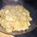 El cooksnap de Sebastián 113 cuando hizo Risotto de pollo con azafrán.