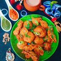 Lovely Agrawal का कुकस्नैप जब उन्होंने प्याज के पकौड़े (pyaz ke pakode recipe in Hindi) बनाया था।