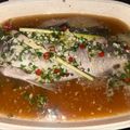 Cooksnap Nurul Fathihah Abdul Fatah semasa beliau membuat Ikan Siakap Stim Limau Simple.