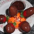 El cooksnap de Maggie cuando hizo Fresas con chocolate .