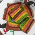 Cooksnap dari Laurent Chandra untuk resep Bolu Kukus Pelangi No Mixer