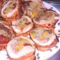 El cooksnap de Roxana Civallero cuando hizo Matambrito de cerdo relleno agridulce.