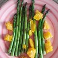 El cooksnap de Beich Sin Sal cuando hizo Espárragos en jugo de naranja 🍊.