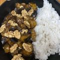 El cooksnap de K. NsV cuando hizo Berenjenas al estilo chino.