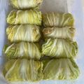 Cooksnap dari Manik Maria untuk resep Sawi putih gulung isi ayam tahu