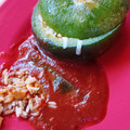 El cooksnap de solange medina cuando hizo Zapallitos verdes rellenos.