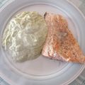 El cooksnap de Francisco José Merino Pastor cuando hizo Salmón con crema de brócoli y almendras.